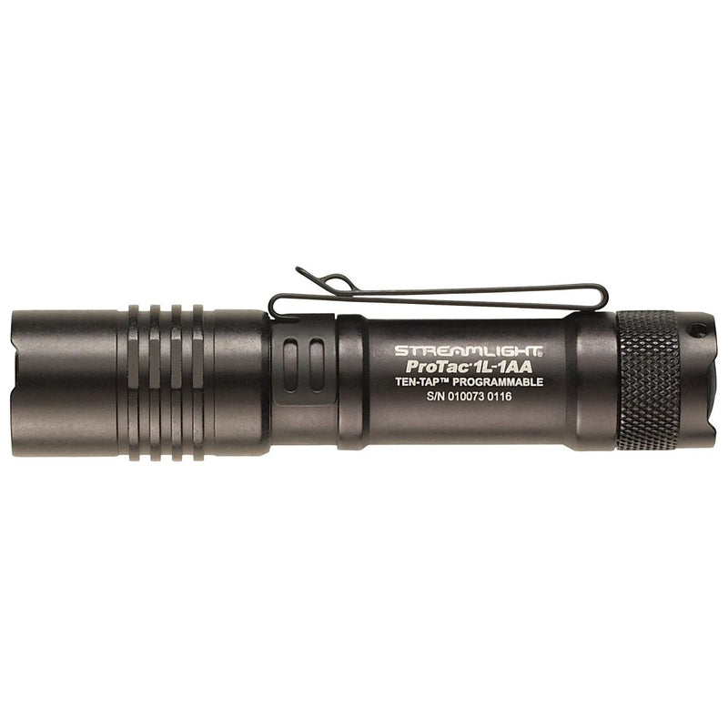Lámpara de Mano Táctica Streamlight PROTAC 1L-1AA con Funda y Baterias Incluidas - 88061 - DIBAMEX