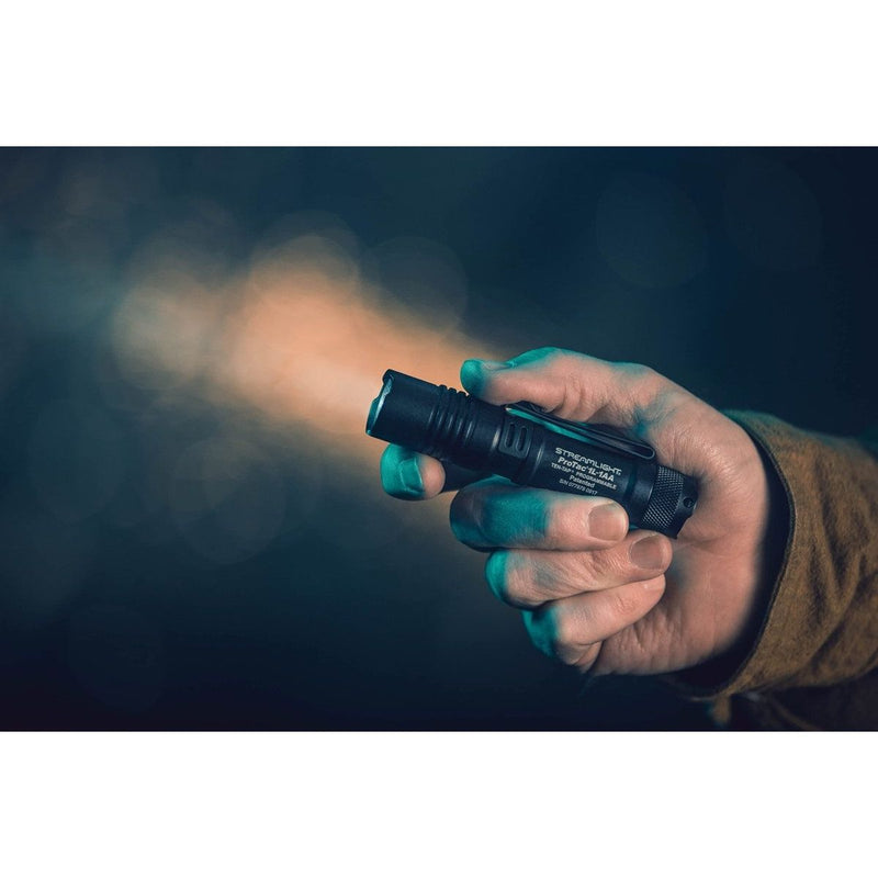 Lámpara de Mano Táctica Streamlight PROTAC 1L-1AA con Funda y Baterias Incluidas - 88061 - DIBAMEX