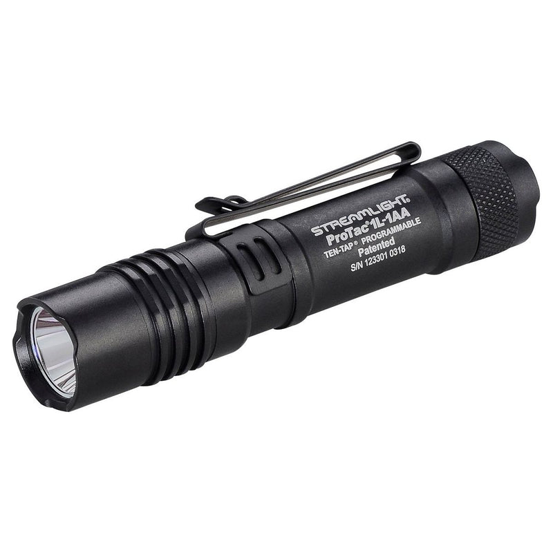 Lámpara de Mano Táctica Streamlight PROTAC 1L-1AA con Funda y Baterias Incluidas - 88061 - DIBAMEX