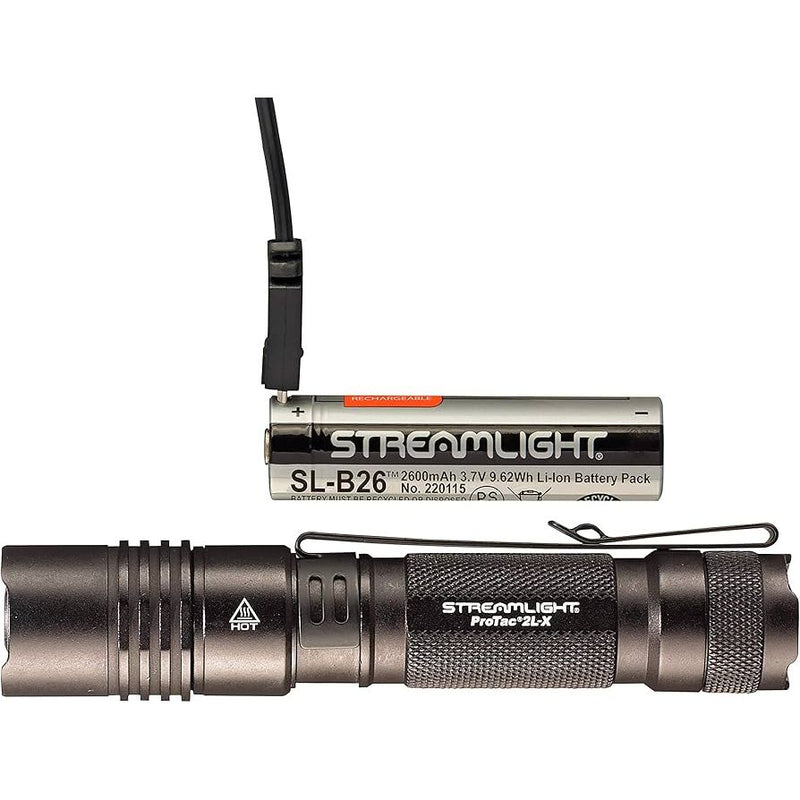Lámpara de Mano Táctica Streamlight PROTAC 2L-X USB Recargable - 88083 - DIBAMEX