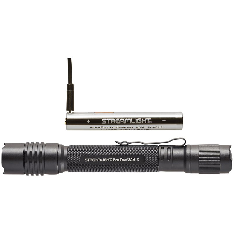 Lámpara Táctica ProTac 2AA-X USB - Compacta y Recargable - Streamlight 88135 - DIBAMEX