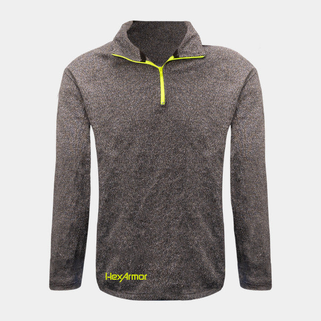 Camisa de Trabajo Resistente al Corte ANSI A6 HPPE Quarter-Zip — HexArmor HexWear 9200