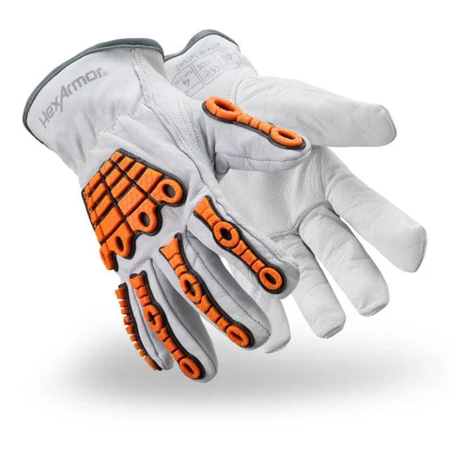Guantes de Trabajo HexArmor Chrome SLT® 4060 | Corte A5 y Protección contra Impactos