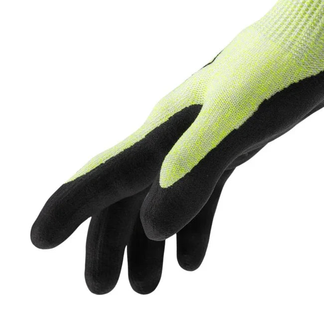 Guantes HexArmor Helix® 1081 – Palma Nitrilo Espumoso, Corte A2, Táctiles