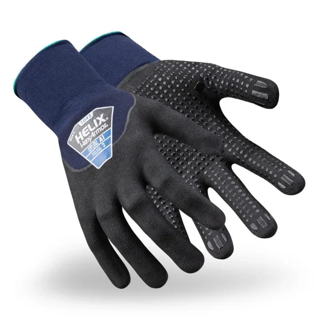 Guantes HexArmor Helix® 1042 – Eco-Friendly - Espuma de Nitrilo con Puntos de Nitrilo