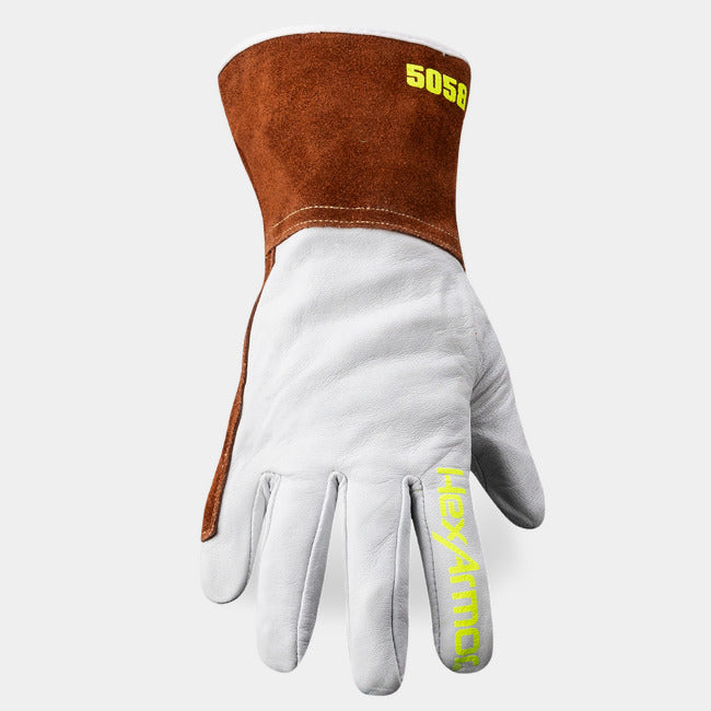 Guantes para Soldador TIG HeatArmor Corte A6 Cuero de Cabra — HexArmor 5058