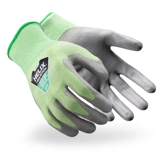 Guantes HexArmor Helix® 1050 – Alta Visibilidad, Corte A3, Destreza Calibre 18