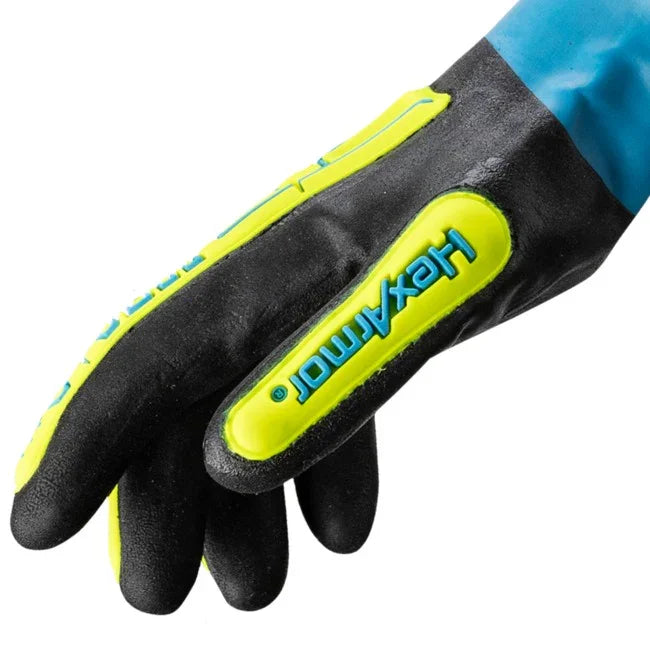 Guantes HexArmor HexChem® 7071 – Químicos, Impermeables, Corte A4, Impacto Nivel 2