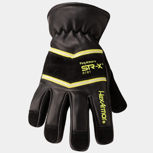 Guantes para Bombero Estructural NFPA 1970-2025 Nomex Kevlar — HexArmor FireArmor SR-X 8181