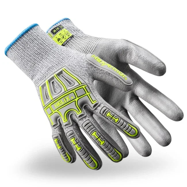 Guantes HexArmor Helix 1074IMP | Impacto Nivel 2 y Corte A4