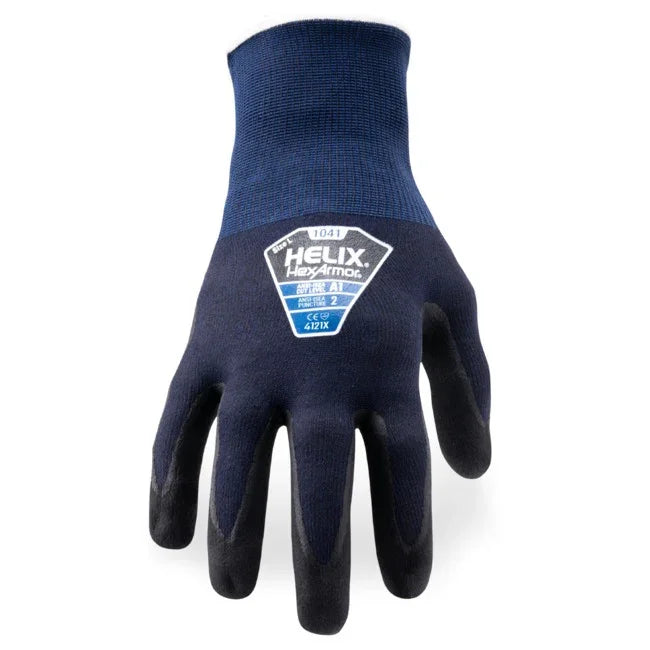 Guantes HexArmor Helix® 1041 – Eco-Friendly, Micro Espuma de Nitrilo - Corte A1