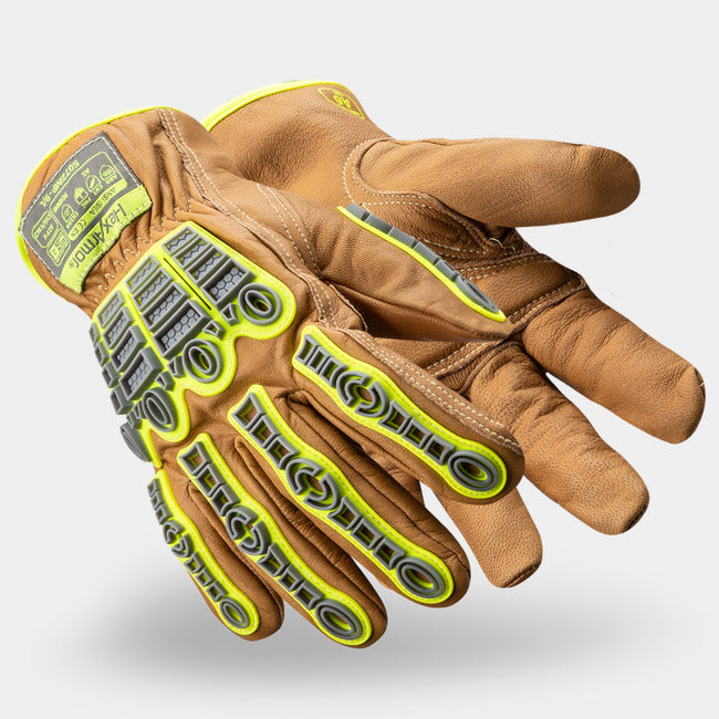 Guantes Resistentes al Corte A6 Anti-Impacto Nivel 2 Piel de Cabra — HexArmor Chrome SLT 5072IMP