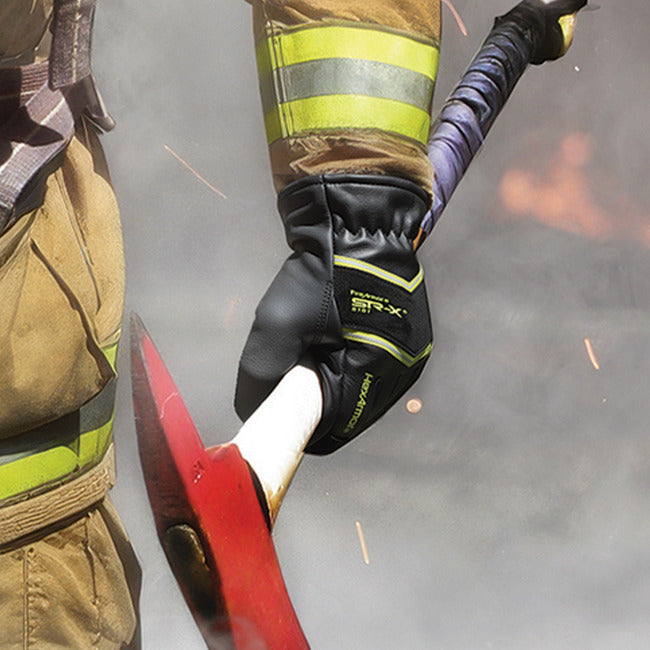 Guantes para Bombero Estructural NFPA 1970-2025 Nomex Kevlar — HexArmor FireArmor SR-X 8181