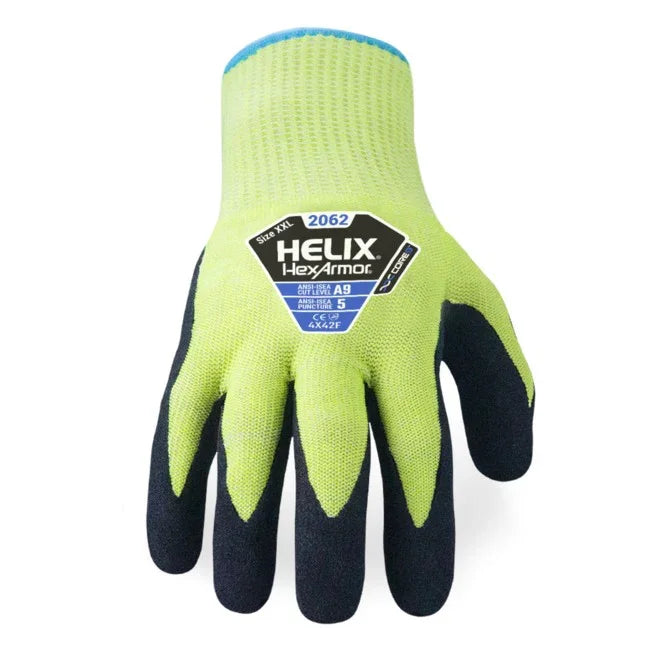 Guantes HexArmor Helix® 2062 – Core9 Nivel Corte ANSI A9