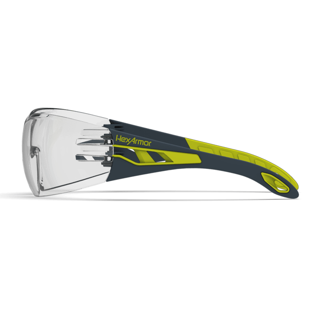 Lentes de Seguridad HexArmor MX200 - Antiempañante TruShield y Protección UV - DIBAMEX