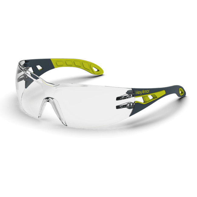 Lentes de Seguridad HexArmor MX200 - Antiempañante TruShield y Protección UV - DIBAMEX