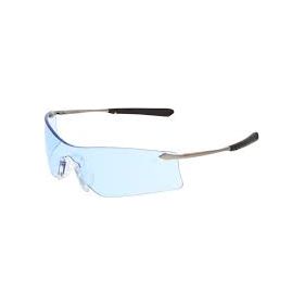 Lentes de Seguridad MCR Safety Rubicon T4113AF | Sin Marco y Antiempañantes con Tinte Azul Claro - DIBAMEX