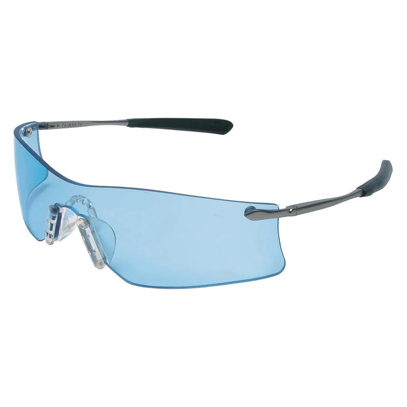 Lentes de Seguridad MCR Safety Rubicon T4113AF | Sin Marco y Antiempañantes con Tinte Azul Claro - DIBAMEX