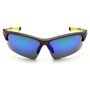 Lentes de Seguridad Venture Gear Monteagle | Antiempañante | Gris y Azul Espejo - DIBAMEX