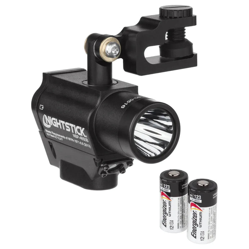 Linterna Nightstick NSP-4650B FORTEM | Dual-Light para Casco con Montura de 360° - DIBAMEX