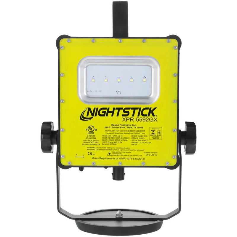 Luminaria de Escena Recargable Nightstick XPR-5592GCX | Zona 0 con Trípode y Base Magnética y Estuche - DIBAMEX
