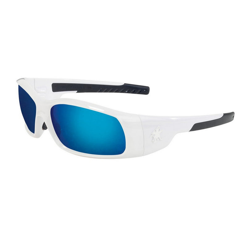 Lentes De Seguridad MCR SAFETY SR128B Espejo Diamante Azul