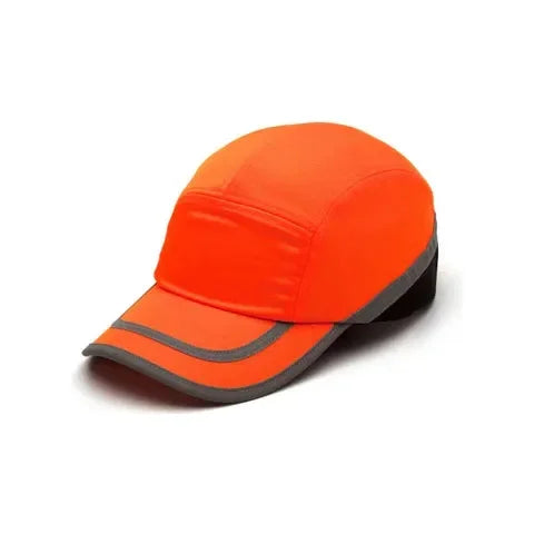 Casco De Seguridad Tipo Gorra Beisbol Naranja Hi-Viz - Pyramex Hp50041