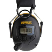 Protector Orejera Auditiva DEWALT DPG15 con Radio Digital AM/FM - NRR 25dB - DIBAMEX