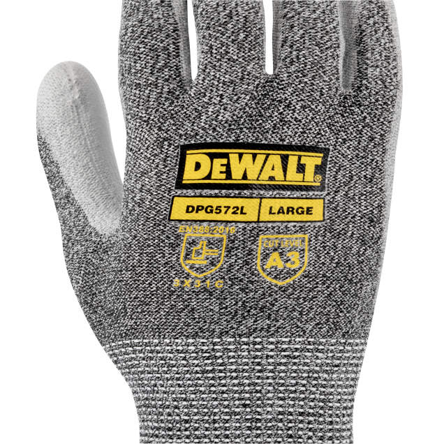 Guantes Resistentes al Corte A3 Poliuretano — Dewalt DPG572