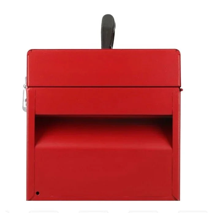 Caja Portaherramientas Metálica 17"x7"x7" con Porta Candado - URREA D4