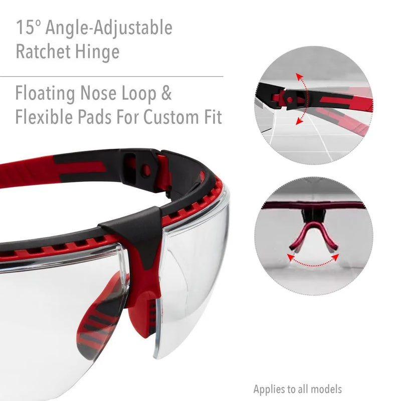 Uvex Avatar S2860HS - Lentes de Seguridad con Protección Anti-Empeño y Anti-Rayaduras - DIBAMEX