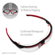 Uvex Avatar S2860HS - Lentes de Seguridad con Protección Anti-Empeño y Anti-Rayaduras - DIBAMEX