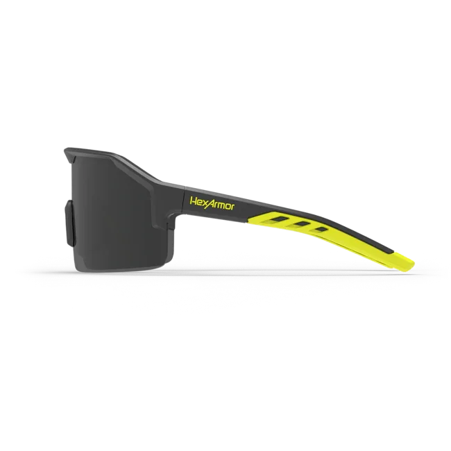 Lentes de Seguridad HexArmor Shockwave Hi-Vis | Gris 12% y Azul Espejo