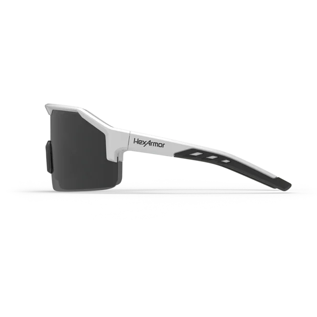 Lentes de Seguridad HexArmor Shockwave Black & White | Gris 12% y Azul Espejo