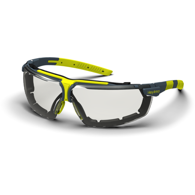 Lentes de seguridad HexArmor VS300G con junta de espuma - Antiempaño TruShield