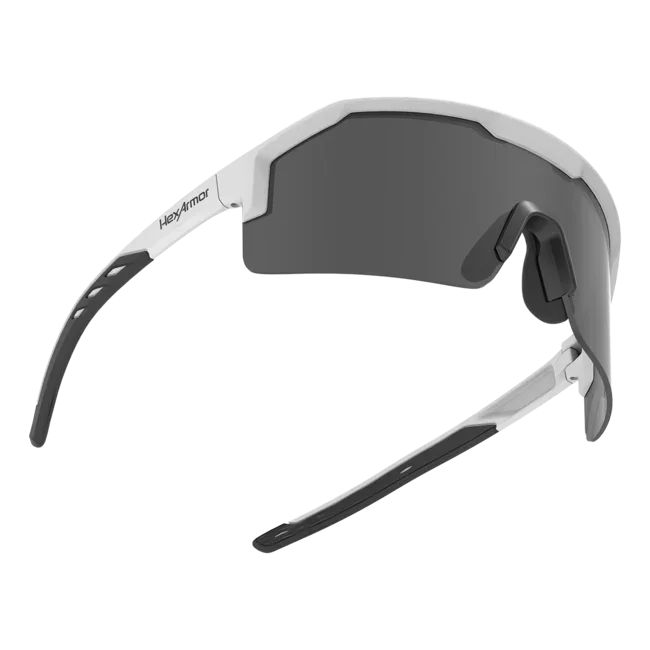 Lentes de Seguridad HexArmor Shockwave Black & White | Gris 12% y Azul Espejo