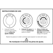 Visera para Casco de Seguridad Ala Ancha - JYRSA ECO-VIS200 - DIBAMEX