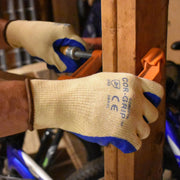 Guantes Core Grip II - Tejido de Poliester con Recubrimiento de Látex Rugoso - Cordova Safety 3894 - Par - DIBAMEX