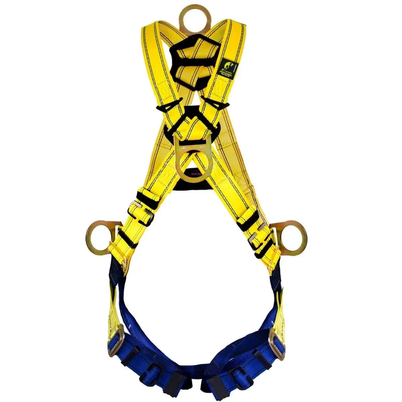 Arnés de Trabajo con Anillo "D" en Espalda, Pecho y Costados - JYRSA SS-10AEDPDECO - DIBAMEX