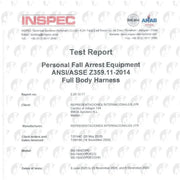 Arnés de Trabajo con Anillo "D" en Espalda, Pecho y Costados - JYRSA SS-10AEDPDECO - DIBAMEX