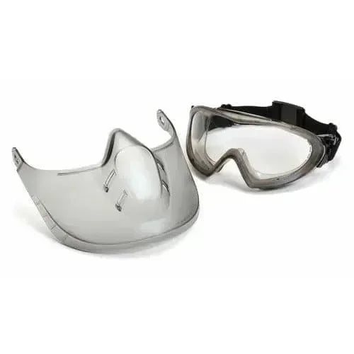 Careta con Goggles Abatible Anti Empaño- Pyramex GG504TSHIELD - DIBAMEX