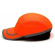 Casco De Seguridad Tipo Gorra Beisbol Naranja Hi-Viz - Pyramex Hp50041 - DIBAMEX