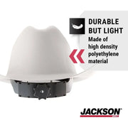 Casco de Seguridad Western Tipo Vaquero Blanco - Jackson Safety 19500 - DIBAMEX
