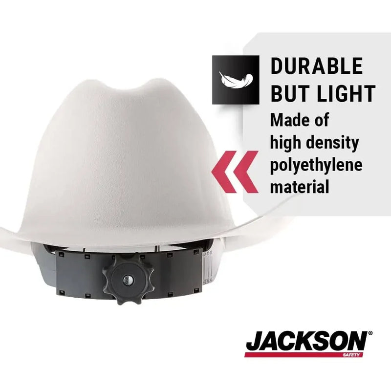 Casco de Seguridad Western Tipo Vaquero Blanco - Jackson Safety 19500 - DIBAMEX