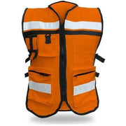 Chaleco de Seguridad Tipo Reportero de Algodón Unitalla Ajustable MR Seguridad SR1049 - DIBAMEX