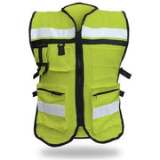 Chaleco de Seguridad Tipo Reportero de Algodón Unitalla Ajustable MR Seguridad SR1049 - DIBAMEX