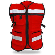 Chaleco de Seguridad Tipo Reportero de Algodón Unitalla Ajustable MR Seguridad SR1049 - DIBAMEX