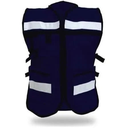 Chaleco de Seguridad Tipo Reportero de Algodón Unitalla Ajustable MR Seguridad SR1049 - DIBAMEX