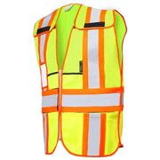 Chaleco Desmontable de Alta Visibilidad ANSI Tipo R Clase 2 - JYRSA SR-1215 - DIBAMEX