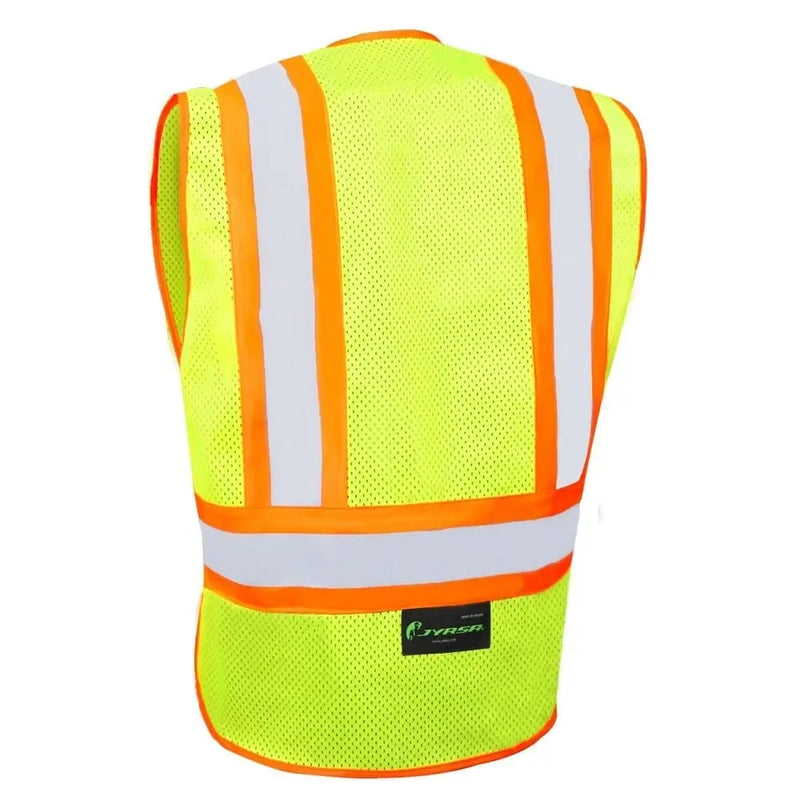 Chaleco Desmontable de Alta Visibilidad ANSI Tipo R Clase 2 - JYRSA SR-1215 - DIBAMEX